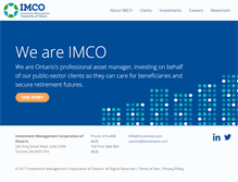 Tablet Screenshot of imcoinvest.com